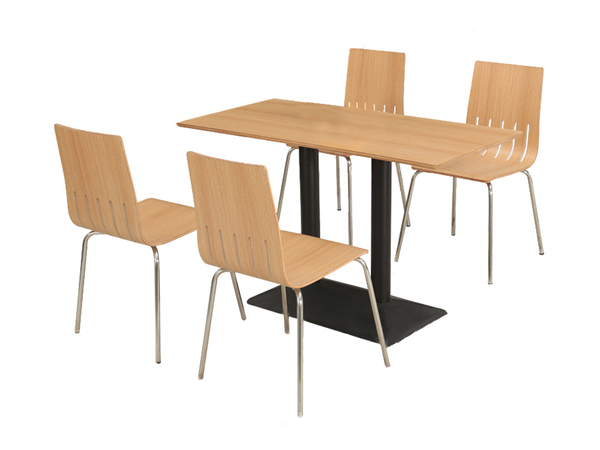 食堂餐桌椅，宁波钢木家具