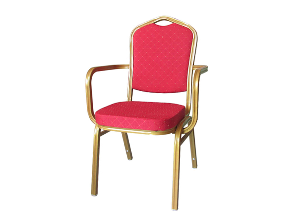 洛阳酒店金属扶手软包椅子