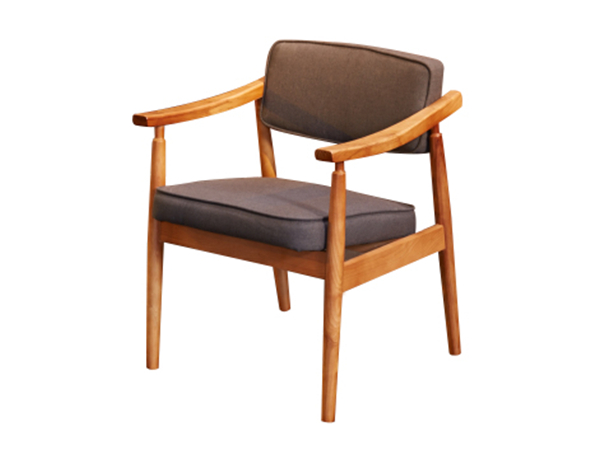 无锡高档实木扶手餐厅椅子