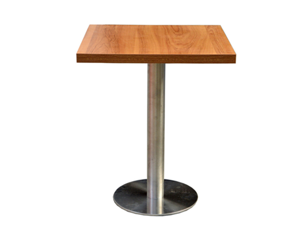扬州钢木桌子，三胺板餐桌