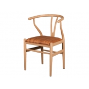 南京铁艺木纹扶手餐厅椅子