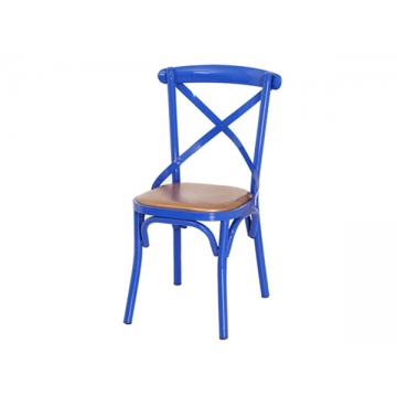 白山铁艺油漆主题餐厅椅子