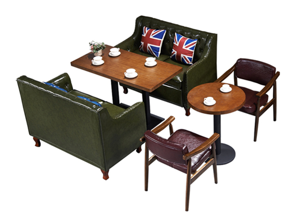 金昌咖啡厅沙发和餐桌椅子