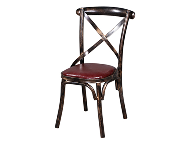 海西铁艺做旧复古风格餐椅