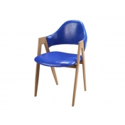 果洛扶手餐椅，实木扶手椅