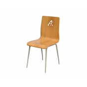 快餐店椅子，通化钢木餐椅