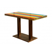 钢木西餐桌，鞍山主题家具