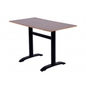 食堂钢木餐桌 CZ-GM089