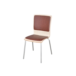 不锈钢曲木椅 CY013