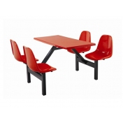 玻璃钢餐桌椅 ST005