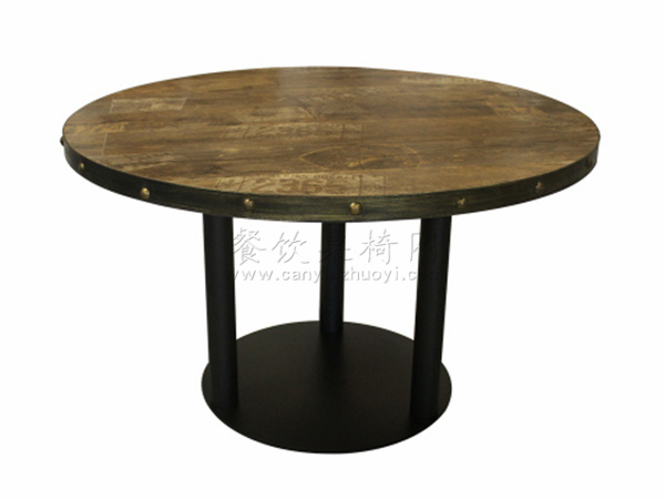 复古风圆餐桌 SZ011