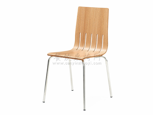 米线店钢木椅 CY-GM065