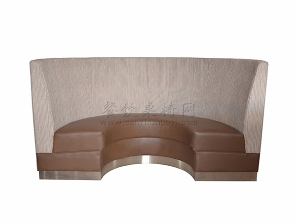 西餐弧形沙发 XS049