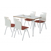 个性钢木桌椅 ZY-GM090