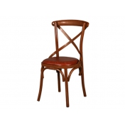 木纹色叉背椅 CY-TM010