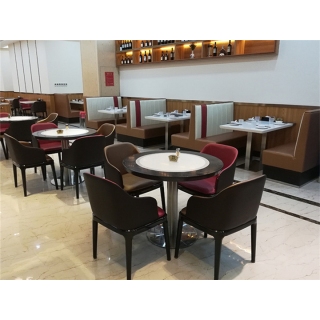 港式餐厅沙发桌子椅子定制