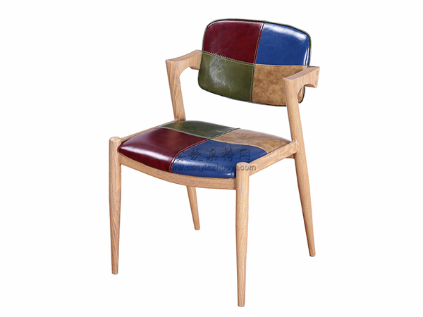 铁艺木纹餐椅 CY-TM002