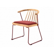 钢脚扶手餐椅 CY-FS061