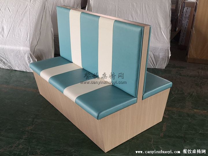 防火板卡座，双面卡座沙发