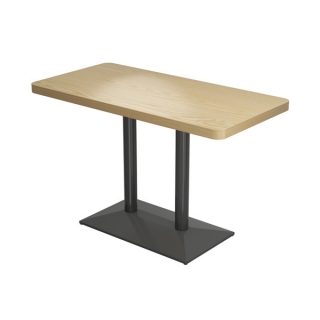 浅木纹钢木桌 CZ-GM071