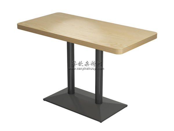 浅木纹钢木桌 CZ-GM071