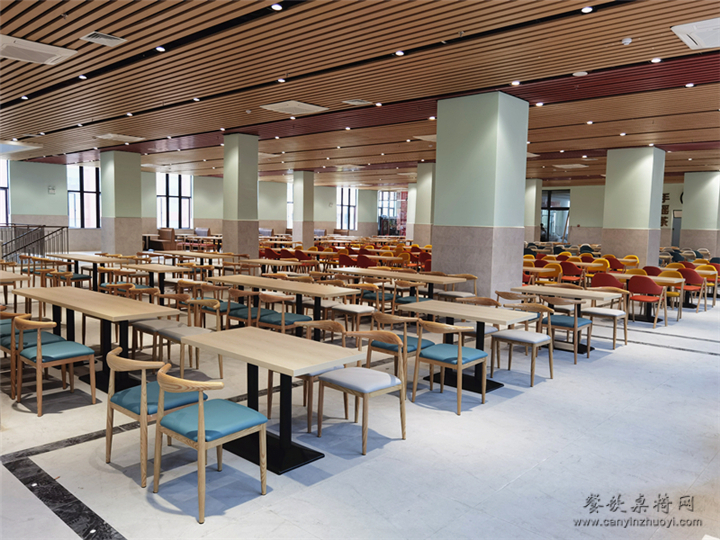 国企单位员工饭堂餐桌椅子