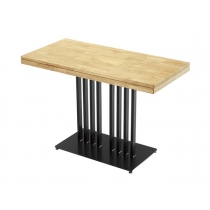 粉面店钢木桌 CZ-GM106